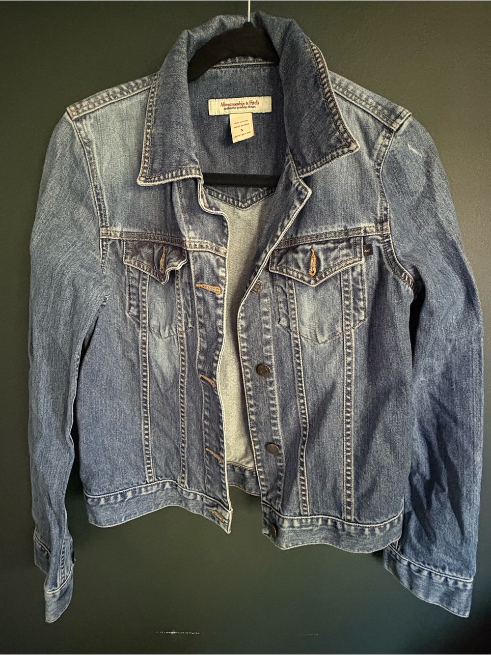 Abercrombie & Fitch Blue Denim Jacket